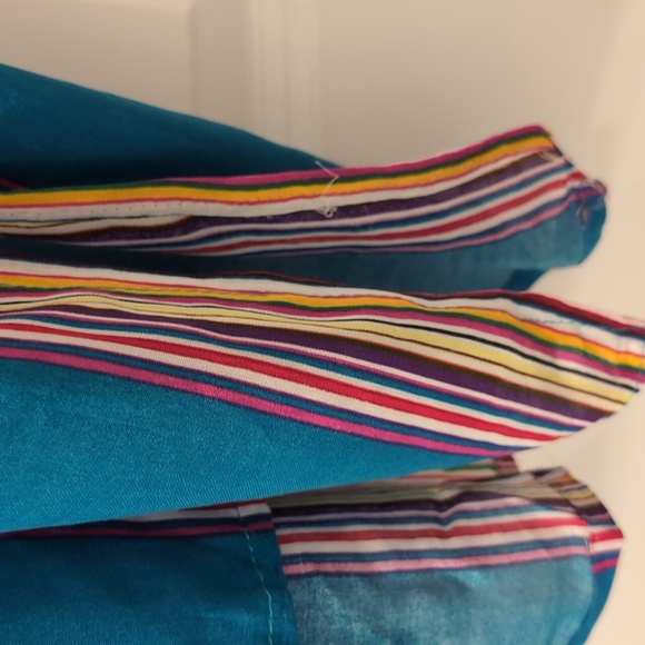 Moroccan Kaftan one size dark teal - Picture 4 of 10